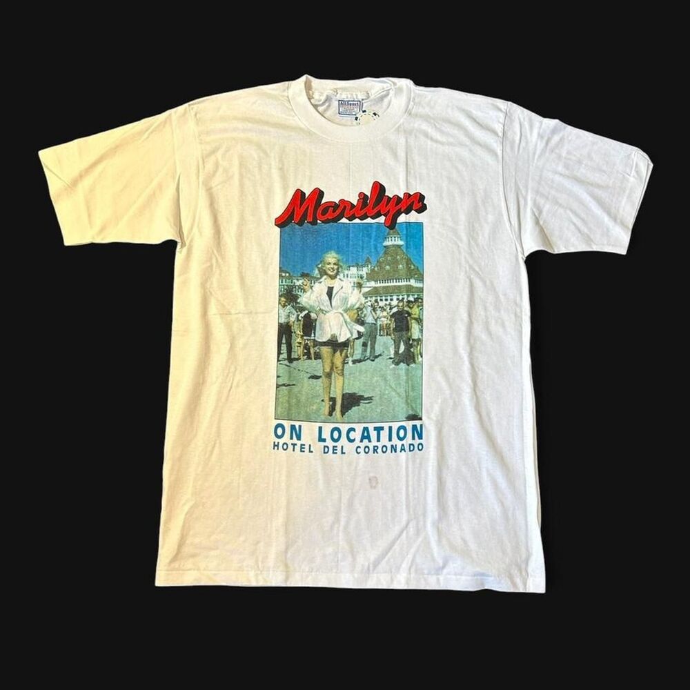 Vintage 1990s Marilyn Monroe Hotel Coronado San Diego single stitch tee shirt